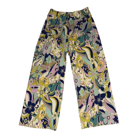 Maeve Multicolor Floral Cropped Pants - Picture 4 of 4